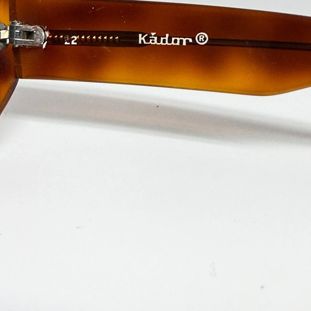 Kador Mod K893 Tortoise Shell Cat Eye Eyeglass Frames Made in Italy‎ Vintage